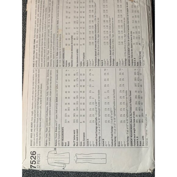 Simplicity 7526 Misses' Maren Dress Sewing Pattern Sizes 14-18 - Picture 2 of 2